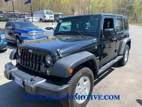 2018 Jeep Wrangler JK Unlimited for sale at J & M Automotive in Naugatuck CT
