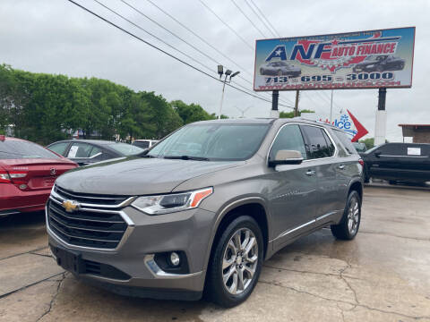 2018 Chevrolet Traverse for sale at ANF AUTO FINANCE in Houston TX