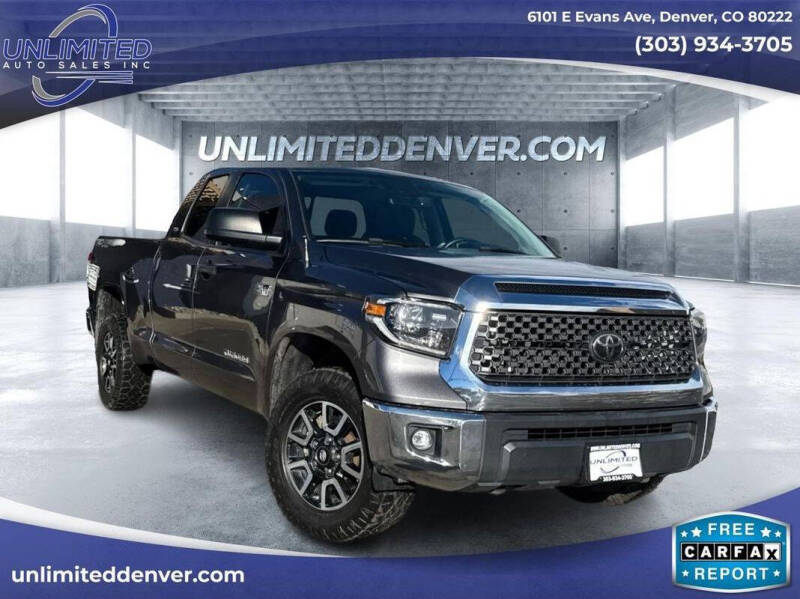 2019 Toyota Tundra for sale at Unlimited Auto Sales in Denver CO