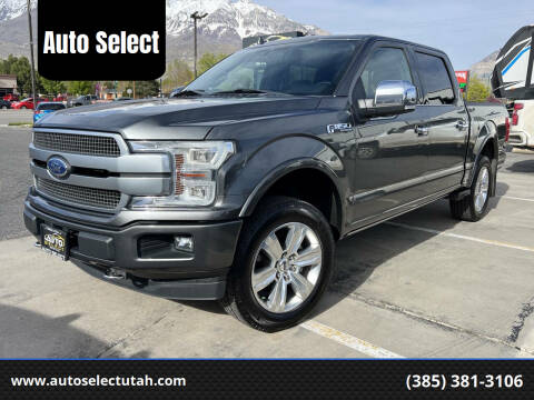 2018 Ford F-150 for sale at Auto Select in Orem UT