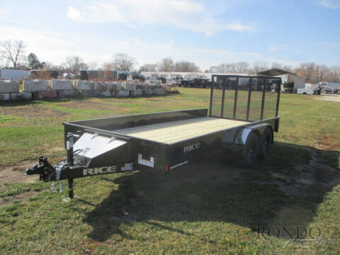 2021 Rice Trailers Utility TST8216