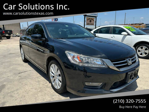 2013 Honda Accord for sale at Car Solutions Inc. in San Antonio TX