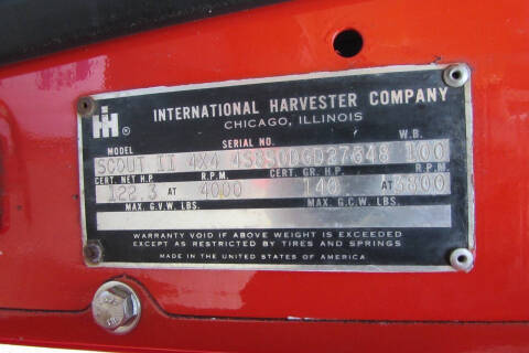 1974 International Scout II