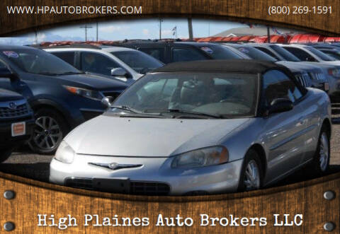 2001 Chrysler Sebring LXi