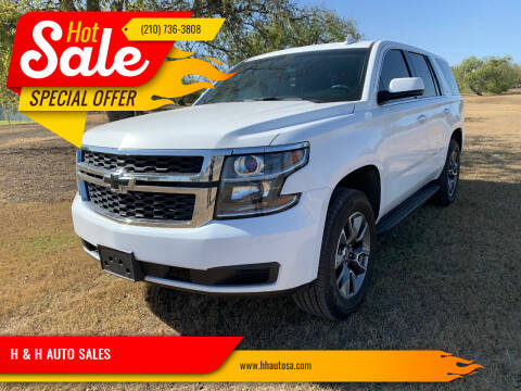 2017 Chevrolet Tahoe for sale at H & H AUTO SALES in San Antonio TX