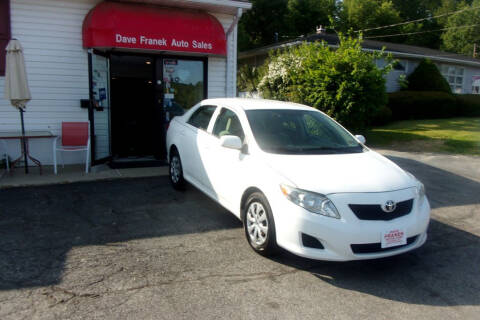 2010 Toyota Corolla for sale at Dave Franek Automotive in Wantage NJ