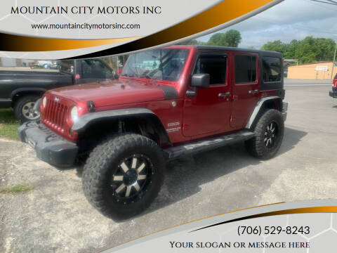 2011 Jeep Wrangler Unlimited for sale at MOUNTAIN CITY MOTORS INC in Dalton GA