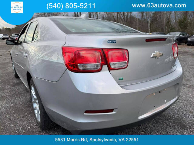 2014 Chevrolet Malibu for sale at 63 Auto Inc in Spotsylvania, VA