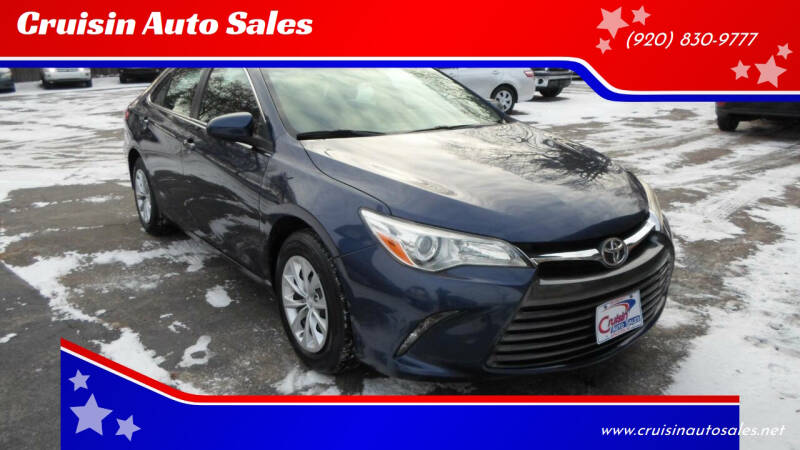 2015 Toyota Camry for sale at Cruisin Auto Sales in Appleton WI