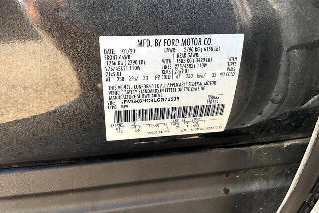 2020 Ford Explorer Platinum