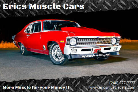 1970 Chevrolet Nova for sale at Erics Muscle Cars in Clarksburg MD