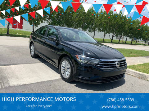 2019 Volkswagen Jetta for sale at HIGH PERFORMANCE MOTORS in Hollywood FL