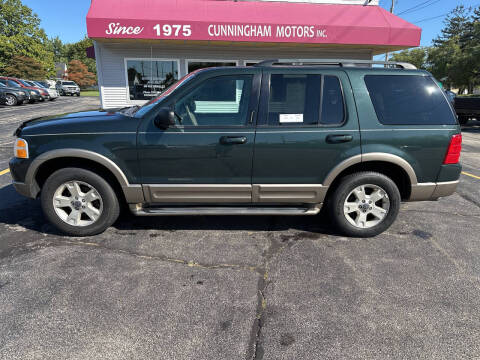 2003 Ford Explorer for sale at Cunningham Motor Sales, Inc. in Urbana IL