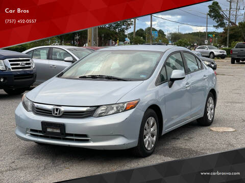 2012 Honda Civic for sale at Car Bros in Virginia Beach VA