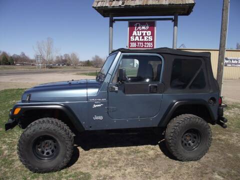1998 Jeep Wrangler for sale at Don's Auto Sales in Silver Creek NE