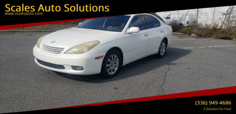 2003 Lexus ES 300 for sale at Scales Auto Solutions in Madison NC