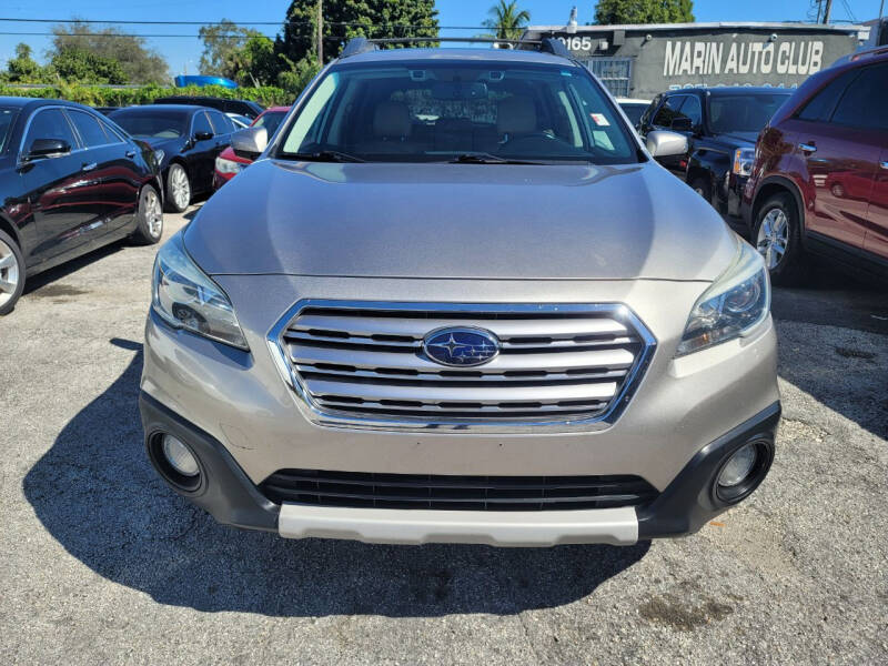 2015 Subaru Outback for sale at Marin Auto Club Inc in Miami FL