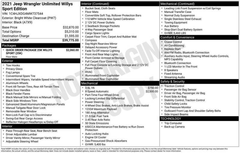 2021 Jeep Wrangler Unlimited