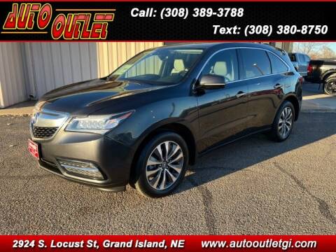 2016 Acura MDX for sale at Auto Outlet in Grand Island NE