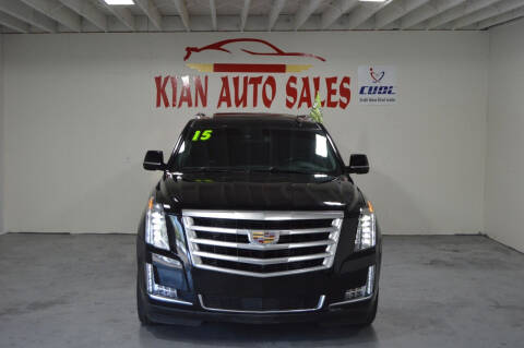 2015 Cadillac Escalade for sale at Kian Auto Sales in Sacramento CA