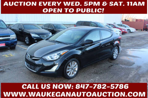 2015 Hyundai Elantra for sale at Waukegan Auto Auction in Waukegan IL