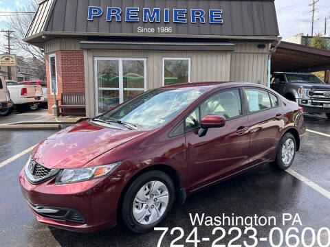 2015 Honda Civic for sale at Premiere Auto Sales in Washington PA