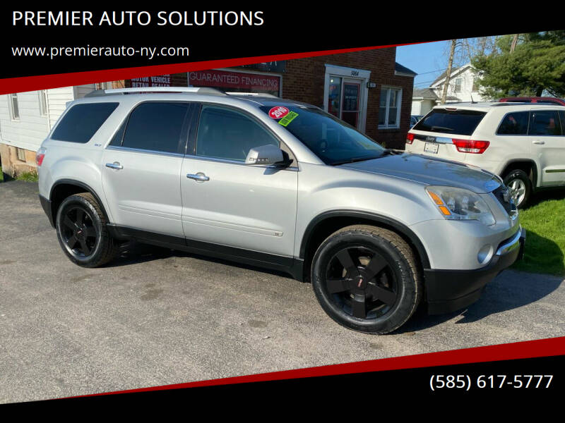2010 GMC Acadia for sale at PREMIER AUTO SOLUTIONS in Spencerport NY