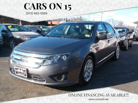2010 Ford Fusion for sale at Cars On 15 in Lake Hopatcong NJ