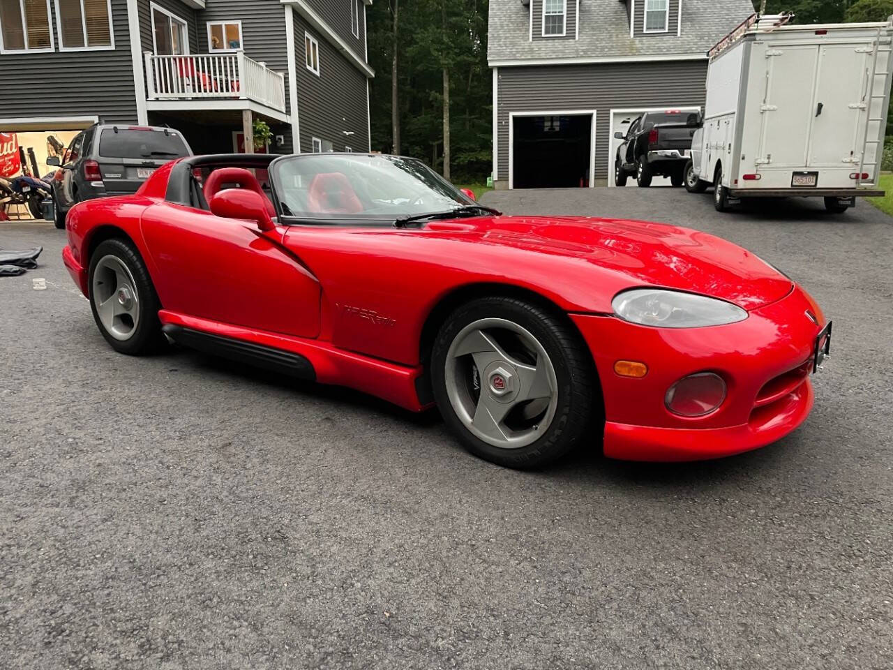 Red 1992 Dodge Viper RT/10 Convertible RT/10 2dr Convertible 1