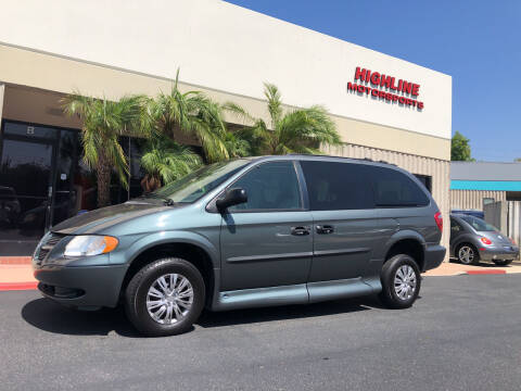 2003 Dodge Grand Caravan for sale at HIGH-LINE MOTOR SPORTS in Brea CA