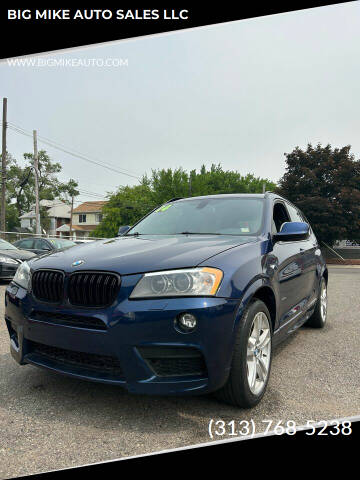 2014 BMW X3 for sale at BIG MIKE AUTO SALES LLC in Lincoln Park MI