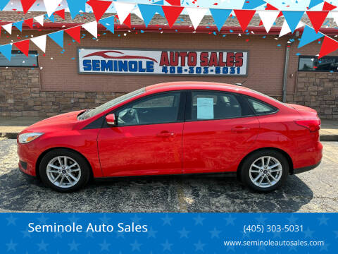 2016 Ford Focus for sale at Seminole Auto Sales in Seminole OK