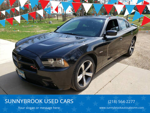 2014 Dodge Charger for sale at SUNNYBROOK USED CARS in Menahga MN