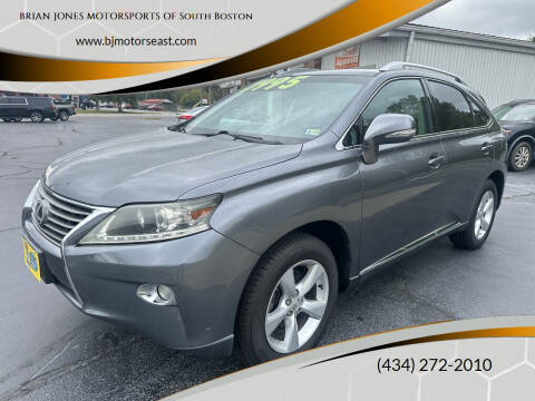 2013 Lexus RX 350 for sale at BRIAN JONES MOTORSPORTS OF South Boston in South Boston VA