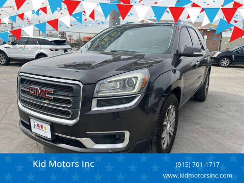 2013 GMC Acadia for sale at Kid Motors Inc in El Paso TX