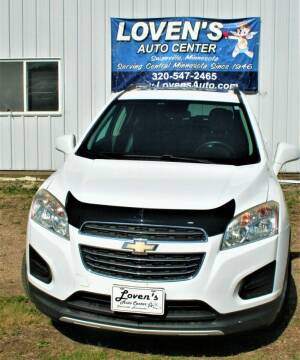 2015 Chevrolet Trax for sale at LOVEN'S AUTO CENTER in Swanville MN