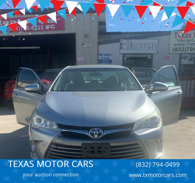 2016 Toyota Camry for sale at TEXAS MOTOR CARS in Houston TX