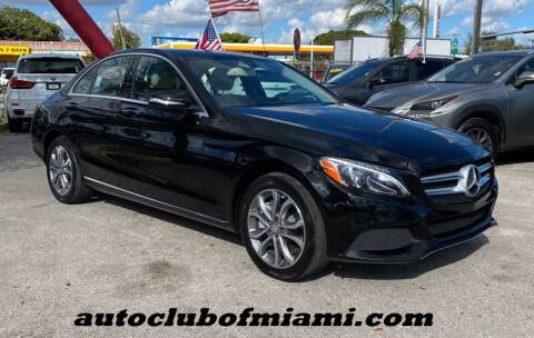 2015 Mercedes-Benz C-Class for sale at AUTO CLUB OF MIAMI, INC in Miami FL