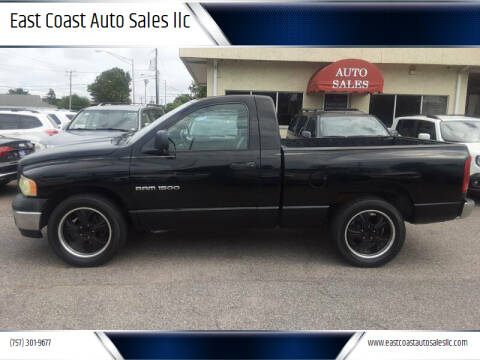 2003 Dodge Ram Pickup 1500 for sale at East Coast Auto Sales llc in Virginia Beach VA