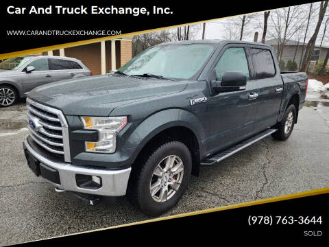2015 Ford F-150 for sale at Car and Truck Exchange, Inc. in Rowley MA