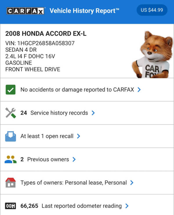 2008 Honda Accord EX-L