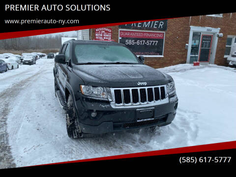 2012 Jeep Grand Cherokee for sale at PREMIER AUTO SOLUTIONS in Spencerport NY