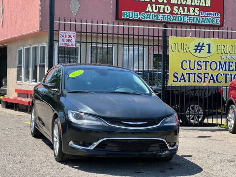 2015 Chrysler 200 for sale at Best of Michigan Auto Sales in Detroit MI