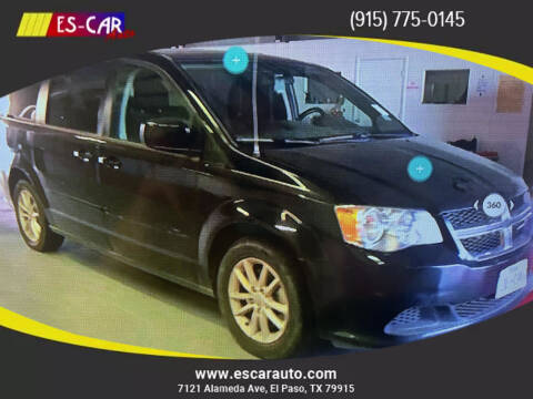 2016 Dodge Grand Caravan for sale at Escar Auto in El Paso TX