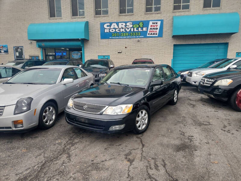 2002 Toyota Avalon for sale at Cars Of Rockville in Rockville MD