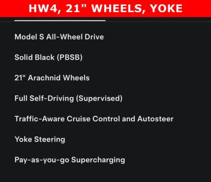 2023 Tesla Model S Standard Range