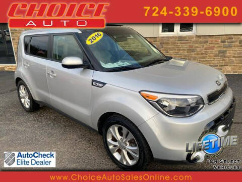 2016 Kia Soul for sale at CHOICE AUTO SALES in Murrysville PA