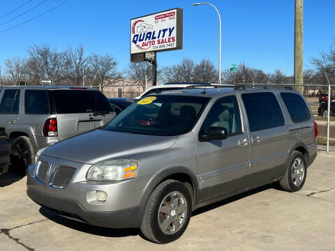 2005 Pontiac Montana SV6 for sale at QUALITY AUTO SALES in Wayne MI