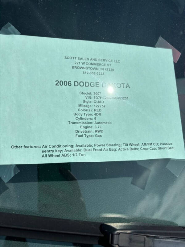 2006 Dodge Dakota ST