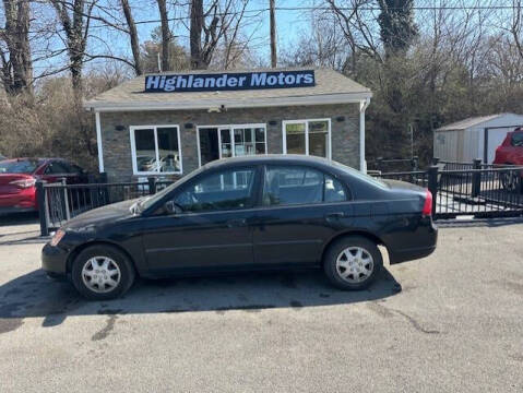 2003 Honda Civic for sale at Highlander Motors in Radford VA